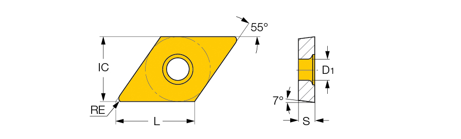 DCMT 11T304-F3P IC807